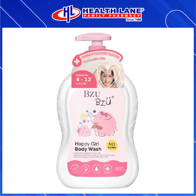 BZU BZU HAPPY GIRL SABUN BADAN 600ML